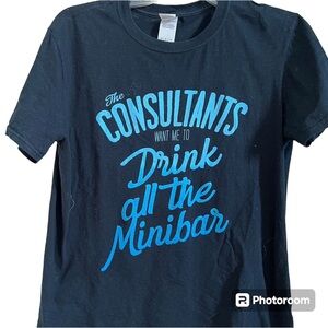 Minibar T shirt Vintage Band T shirt Gildan Soft Style Consultants Italian Band